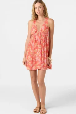 Swim Cover-Ups^O'Neill Saltwater Essentials Sarah Printed Dress - | porcelain rose