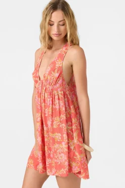 Swim Cover-Ups^O'Neill Saltwater Essentials Sarah Printed Dress - | porcelain rose