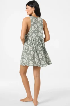 New Arrivals^O'Neill Saltwater Essentials Teddy Printed Mini Cover-Up Dress sea spray