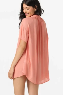 Saltwater Solids Swim|Swim Cover-Ups^O'Neill Saltwater Solids Carlee Cover-Up - | melon