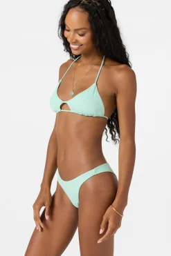 Bikini Bottoms^O'Neill Saltwater Solids Hermosa Skimpy Bottoms - | opal