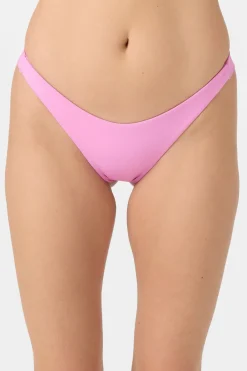 Bikini Bottoms^O'Neill Saltwater Solids Hermosa Skimpy Bottoms - | begonia