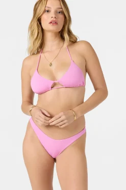 Bikini Bottoms^O'Neill Saltwater Solids Hermosa Skimpy Bottoms - | begonia