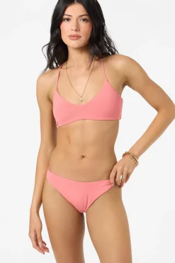 Bikini Tops|Swim New Arrivals^O'Neill Saltwater Solids Huntington Bralette Top - | shell pink