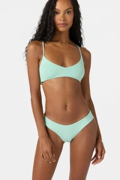 Bikini Tops^O'Neill Saltwater Solids Huntington Bralette Top - | opal