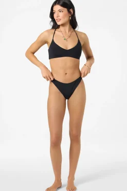 Swim New Arrivals|Saltwater Solids Swim^O'Neill Saltwater Solids Huntington Bralette Top black
