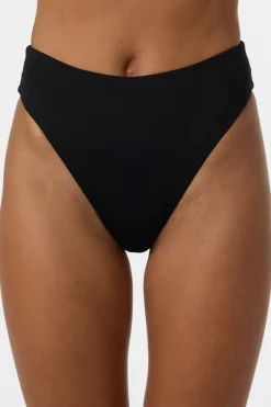 Swim New Arrivals|Saltwater Solids Swim^O'Neill Saltwater Solids Max High Waist Full Bottoms black