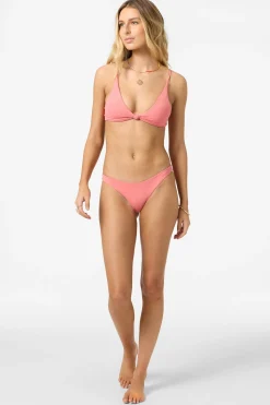 Swim New Arrivals|Saltwater Solids Swim^O'Neill Saltwater Solids Pismo Bralette Top shell pink