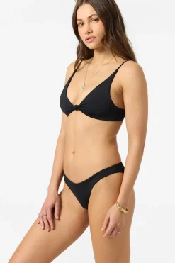 Swim New Arrivals|Saltwater Solids Swim^O'Neill Saltwater Solids Pismo Bralette Top black