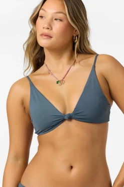 Swim New Arrivals|Saltwater Solids Swim^O'Neill Saltwater Solids Pismo Bralette Top slate