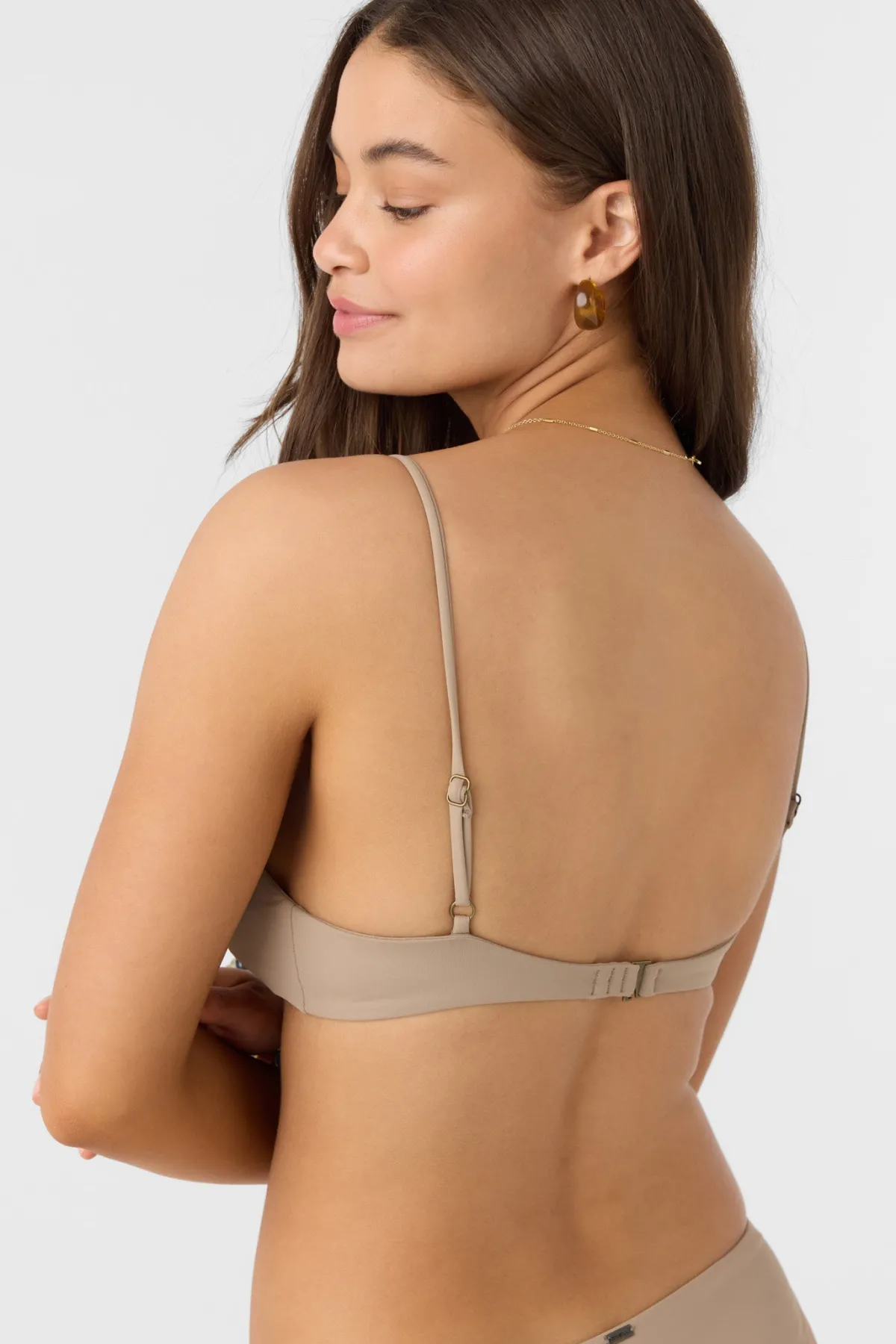 Bikini Tops^O'Neill Saltwater Solids Pismo Tall Tri Bralette Top dune