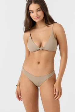 Bikini Tops^O'Neill Saltwater Solids Pismo Tall Tri Bralette Top dune