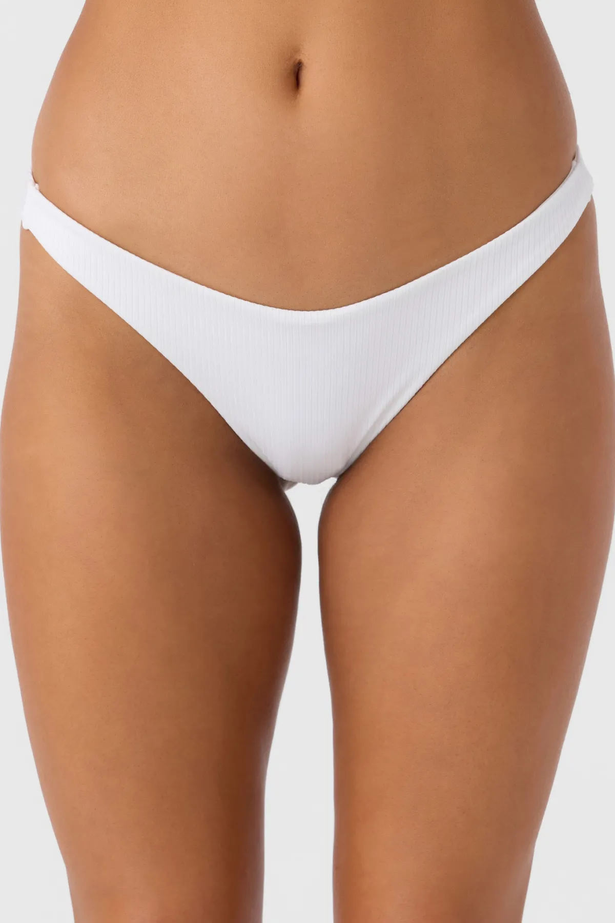 Bikini Bottoms^O'Neill Saltwater Solids Rib Hermosa Skimpy Bottoms - | white