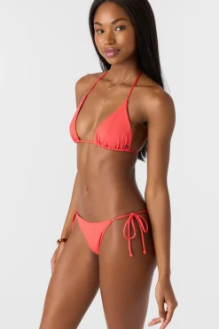 Bikini Bottoms^O'Neill Saltwater Solids Rib Maracas Medium Bottoms - | cayenne