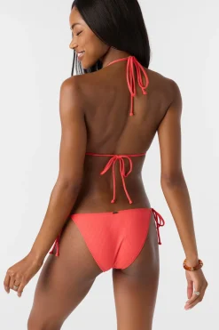 Bikini Bottoms^O'Neill Saltwater Solids Rib Maracas Medium Bottoms - | cayenne