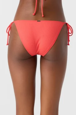 Bikini Bottoms^O'Neill Saltwater Solids Rib Maracas Medium Bottoms - | cayenne
