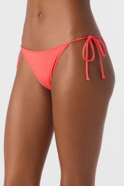 Bikini Bottoms^O'Neill Saltwater Solids Rib Maracas Medium Bottoms - | cayenne