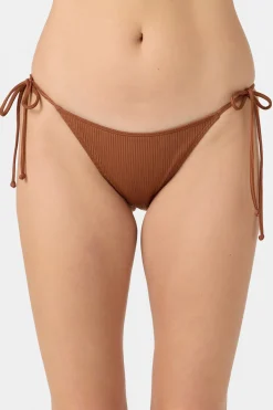 Bikini Bottoms^O'Neill Saltwater Solids Rib Maracas Medium Bottoms - | rustic brown
