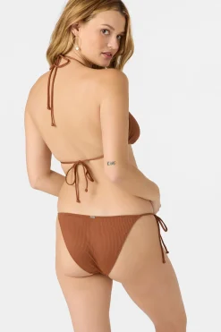Bikini Bottoms^O'Neill Saltwater Solids Rib Maracas Medium Bottoms - | rustic brown