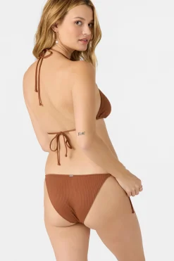 Bikini Bottoms^O'Neill Saltwater Solids Rib Maracas Medium Bottoms - | rustic brown