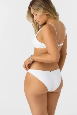 Bikini Tops^O'Neill Saltwater Solids Rib Pismo Bralette Top - | white