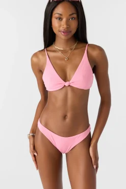 Bikini Tops^O'Neill Saltwater Solids Rib Pismo Bralette Top - | sachet pink