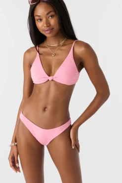 Bikini Tops^O'Neill Saltwater Solids Rib Pismo Bralette Top - | sachet pink
