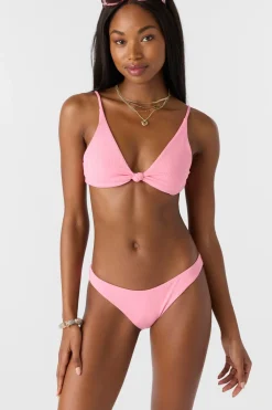 Bikini Bottoms^O'Neill Saltwater Solids Rib Rockley Medium Bottoms - | sachet pink