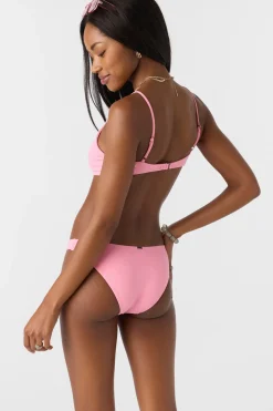 Bikini Bottoms^O'Neill Saltwater Solids Rib Rockley Medium Bottoms - | sachet pink