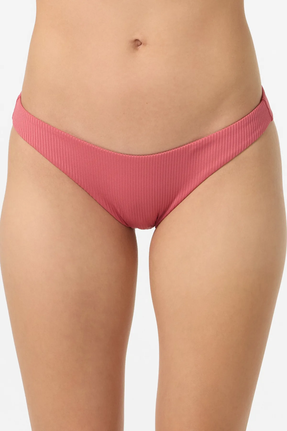 Bikini Bottoms^O'Neill Saltwater Solids Rib Rockley Medium Bottoms - | baroque rose