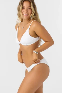 Bikini Bottoms^O'Neill Saltwater Solids Rib Rockley Medium Bottoms - | white