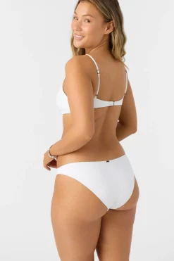 Bikini Bottoms^O'Neill Saltwater Solids Rib Rockley Medium Bottoms - | white