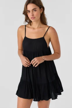 New Arrivals|Saltwater Solids Swim^O'Neill Saltwater Solids Rilee Dress - Black |