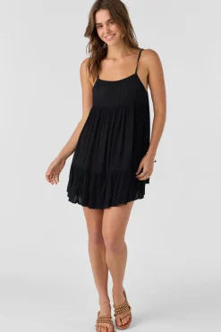 New Arrivals|Saltwater Solids Swim^O'Neill Saltwater Solids Rilee Dress - Black |