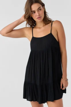 New Arrivals|Saltwater Solids Swim^O'Neill Saltwater Solids Rilee Dress - Black |