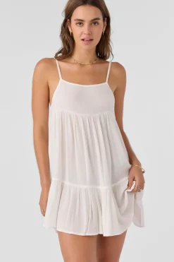 Saltwater Solids Swim|Swim Cover-Ups^O'Neill Saltwater Solids Rilee Dress - Vanilla |
