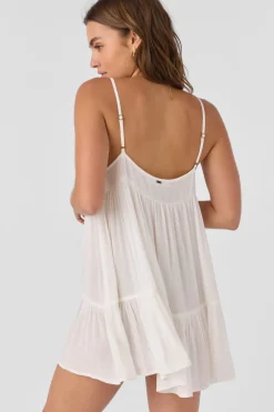 Saltwater Solids Swim|Swim Cover-Ups^O'Neill Saltwater Solids Rilee Dress - Vanilla |