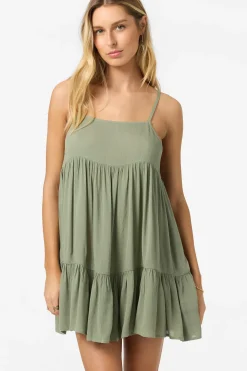 Saltwater Solids Swim|Swim Cover-Ups^O'Neill Saltwater Solids Rilee Mini Cover-Up Dress - | sea spray