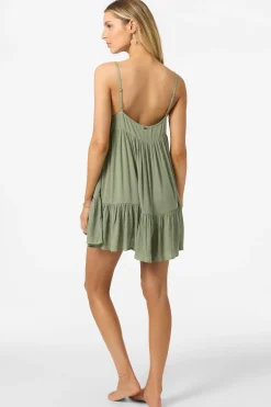 Saltwater Solids Swim|Swim Cover-Ups^O'Neill Saltwater Solids Rilee Mini Cover-Up Dress - | sea spray