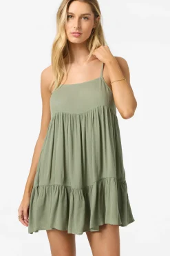 Saltwater Solids Swim|Swim Cover-Ups^O'Neill Saltwater Solids Rilee Mini Cover-Up Dress - | sea spray