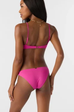 Bikini Bottoms^O'Neill Saltwater Solids Rockley Medium Bottoms - | fuchsia