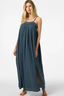 Saltwater Solids Swim|Swim Cover-Ups^O'Neill Saltwater Solids Sai Maxi Cover-Up Dress - | slate
