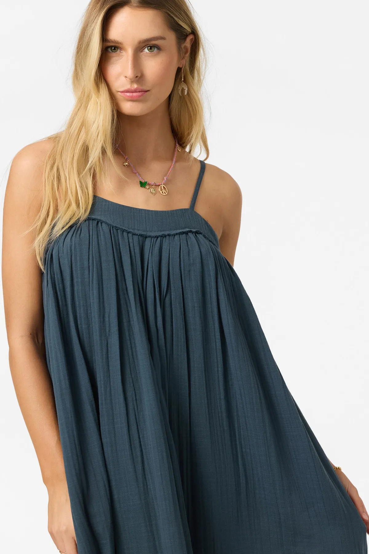 Saltwater Solids Swim|Swim Cover-Ups^O'Neill Saltwater Solids Sai Maxi Cover-Up Dress - | slate