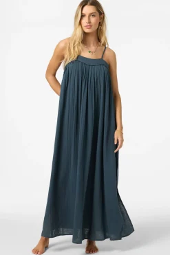 Saltwater Solids Swim|Swim Cover-Ups^O'Neill Saltwater Solids Sai Maxi Cover-Up Dress - | slate
