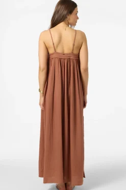 New Arrivals|Saltwater Solids Swim^O'Neill Saltwater Solids Sai Maxi Cover-Up Dress - | carob brown