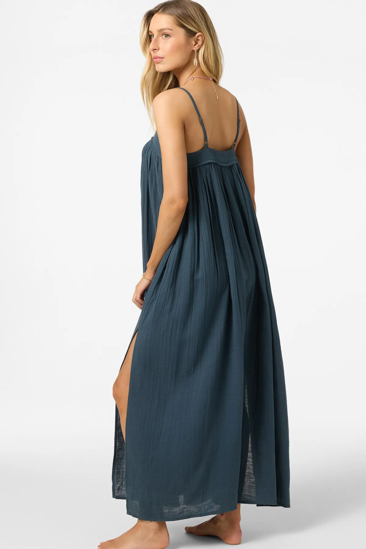 Best Sellers|New Arrivals^O'Neill Saltwater Solids Sai Maxi Cover-Up Dress slate