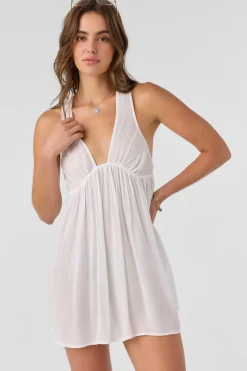 Swim Cover-Ups^O'Neill Saltwater Solids Sarah Dress - | vanilla