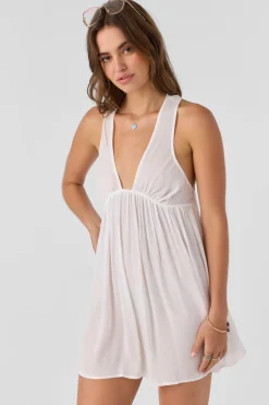 Swim Cover-Ups^O'Neill Saltwater Solids Sarah Dress - | vanilla
