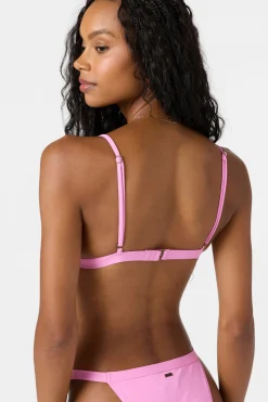 Bikini Tops^O'Neill Saltwater Solids Seaside Triangle Top - | begonia