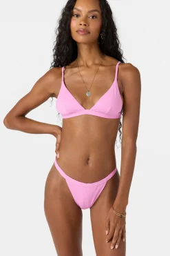 Bikini Tops^O'Neill Saltwater Solids Seaside Triangle Top - | begonia